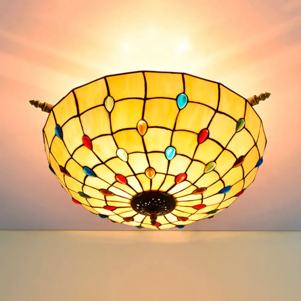 French Country Chandeliers with a Romantic AuraFrench Country Chandeliers with a Romantic AuraTiffany Style Handcrafted Art Glass Ceiling Light Fixture - 5 Heads, Semi Flush Mount, Brass Finish - 21.5"/25.5" W French Country Chandeliers with a Romantic AuraFrench Country Chandeliers with a Romantic AuraTiffany Style Handcrafted Art Glass Ceiling Light Fixture - 5 Heads, Semi Flush Mount, Brass Finish - 21.5"/25.5" W