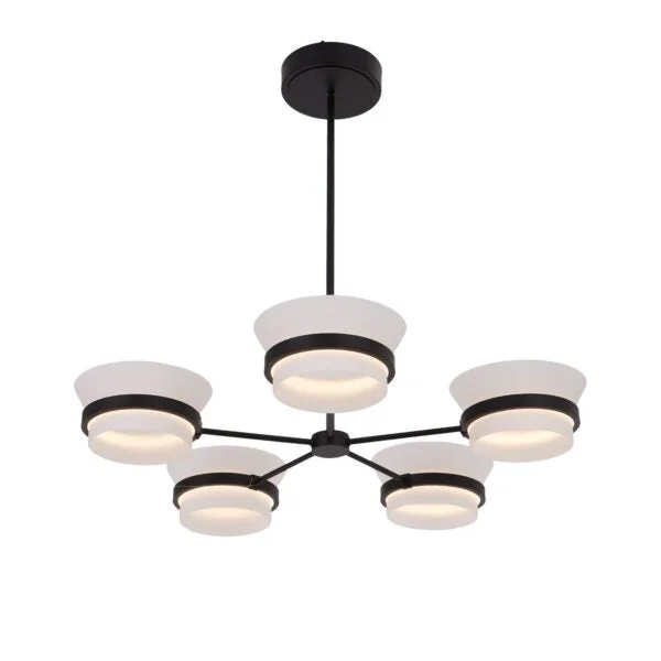 Chandeliers with Metal Frames in Silver FinishChandeliers with Metal Frames in Silver FinishAnel 5 Lt LED Chandelier Chandeliers with Metal Frames in Silver FinishChandeliers with Metal Frames in Silver FinishAnel 5 Lt LED Chandelier