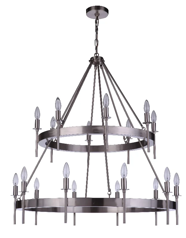 Ceiling - Mounted Chandeliers for Standard CeilingsCeiling - Mounted Chandeliers for Standard CeilingsLarrson 18 Light Chandelier in Brushed Polished Nickel Ceiling - Mounted Chandeliers for Standard CeilingsCeiling - Mounted Chandeliers for Standard CeilingsLarrson 18 Light Chandelier in Brushed Polished Nickel