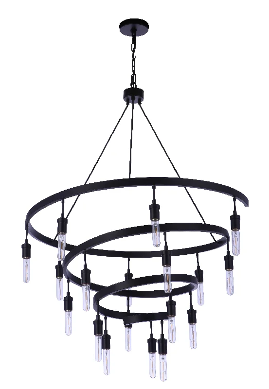 Ceiling - Mounted Chandeliers for Standard CeilingsCeiling - Mounted Chandeliers for Standard CeilingsTranquil 18 Light Chandelier in Flat Black Ceiling - Mounted Chandeliers for Standard CeilingsCeiling - Mounted Chandeliers for Standard CeilingsTranquil 18 Light Chandelier in Flat Black