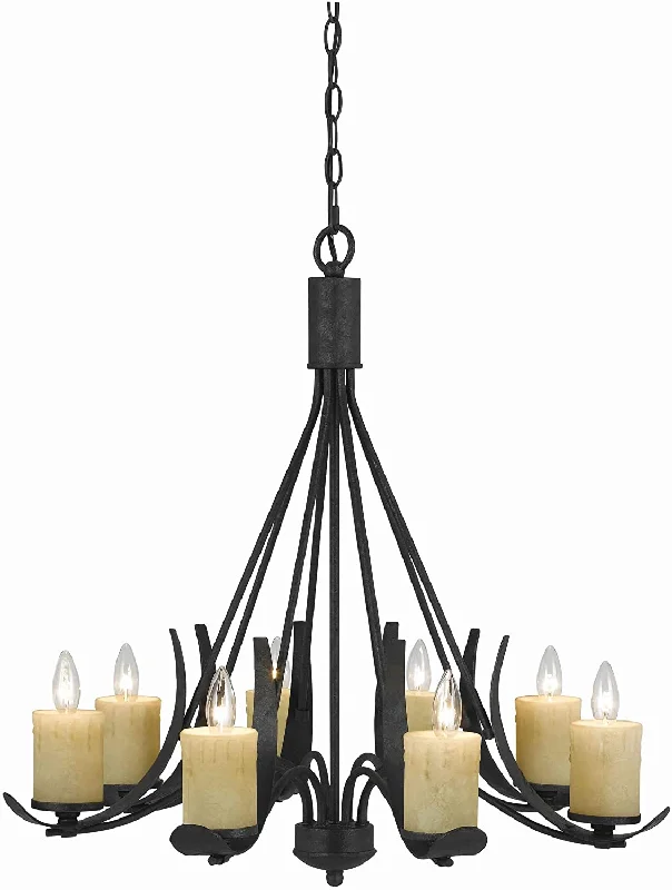 Chandeliers with Clear Crystal for a Sparkling EffectChandeliers with Clear Crystal for a Sparkling EffectBenzara 8 Bulb Metal Frame Chandelier with Candle Lights, Black and Beige Chandeliers with Clear Crystal for a Sparkling EffectChandeliers with Clear Crystal for a Sparkling EffectBenzara 8 Bulb Metal Frame Chandelier with Candle Lights, Black and Beige