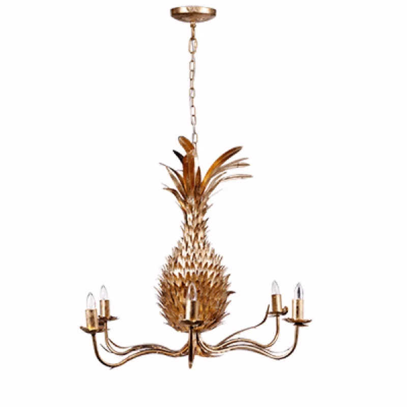 Bohemian - Style Beaded Chandeliers for Eclectic DecorBohemian - Style Beaded Chandeliers for Eclectic DecorBenzara Pineapple Shape 6 Light Chandelier, Gold Bohemian - Style Beaded Chandeliers for Eclectic DecorBohemian - Style Beaded Chandeliers for Eclectic DecorBenzara Pineapple Shape 6 Light Chandelier, Gold