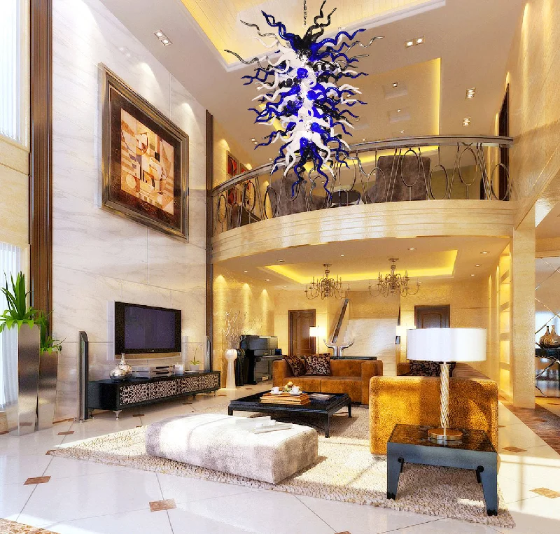Chandeliers for Low Ceilings to Avoid OvercrowdingChandeliers for Low Ceilings to Avoid OvercrowdingBlown Glass Chandelier Blue And Black And White Chihuly Style Chandeliers for Low Ceilings to Avoid OvercrowdingChandeliers for Low Ceilings to Avoid OvercrowdingBlown Glass Chandelier Blue And Black And White Chihuly Style