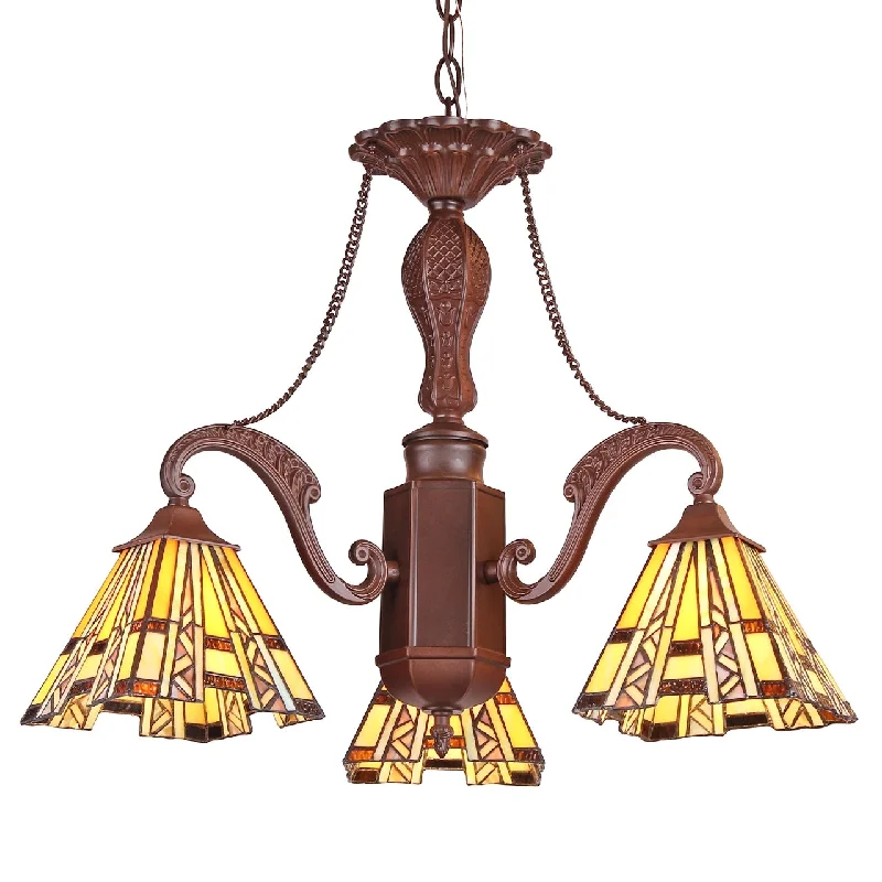 Large Chandeliers for Grand Halls and FoyersLarge Chandeliers for Grand Halls and FoyersChloe Lighting CH33226MI22-DC3 Progressive Tiffany-Style Mission 3 Light Mini Chandelier 22`` Wide Large Chandeliers for Grand Halls and FoyersLarge Chandeliers for Grand Halls and FoyersChloe Lighting CH33226MI22-DC3 Progressive Tiffany-Style Mission 3 Light Mini Chandelier 22`` Wide