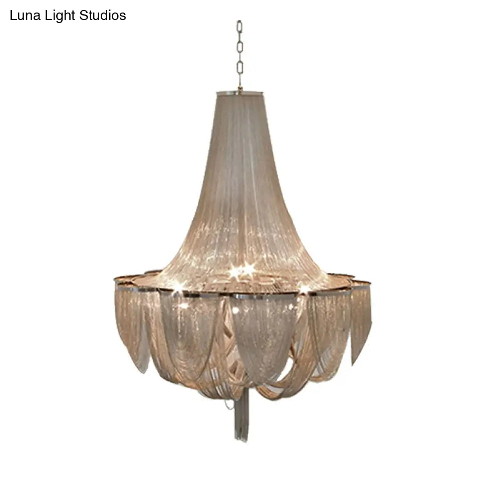 Chandeliers for High Ceilings to Fill Vertical SpaceChandeliers for High Ceilings to Fill Vertical SpaceModern Empire Chandelier - Aluminum Chain Suspension Lamp for Dining Room Ceiling Chandeliers for High Ceilings to Fill Vertical SpaceChandeliers for High Ceilings to Fill Vertical SpaceModern Empire Chandelier - Aluminum Chain Suspension Lamp for Dining Room Ceiling