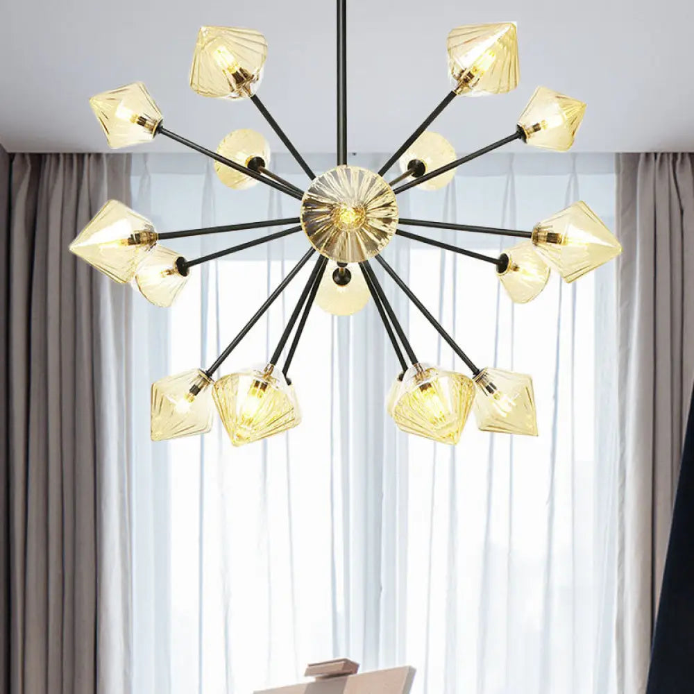 Incandescent Chandeliers for a Warm and Traditional GlowIncandescent Chandeliers for a Warm and Traditional GlowModern Amber Glass Semi Flush Ceiling Light - 18 Bulbs, Perfect for Living Room Incandescent Chandeliers for a Warm and Traditional GlowIncandescent Chandeliers for a Warm and Traditional GlowModern Amber Glass Semi Flush Ceiling Light - 18 Bulbs, Perfect for Living Room