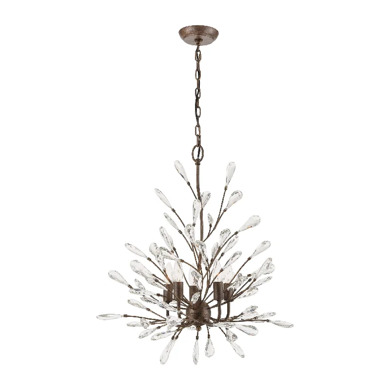 Chandeliers for High Ceilings to Fill Vertical SpaceChandeliers for High Ceilings to Fill Vertical SpaceCrislett 5-Light Chandelier in Sunglow Bronze with Clear Crystal ELK Lighting Chandeliers for High Ceilings to Fill Vertical SpaceChandeliers for High Ceilings to Fill Vertical SpaceCrislett 5-Light Chandelier in Sunglow Bronze with Clear Crystal ELK Lighting
