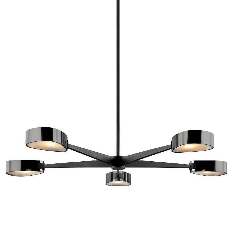 Industrial Iron Chandeliers for Loft - Inspired SpacesIndustrial Iron Chandeliers for Loft - Inspired SpacesAllisio Chandelier