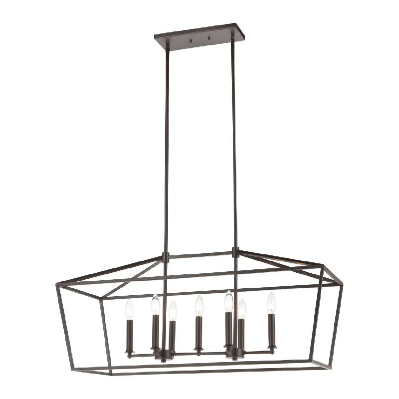 Ceiling - Mounted Chandeliers for Standard CeilingsCeiling - Mounted Chandeliers for Standard CeilingsFairfax 7-Light Linear Chandelier in Oil Rubbed Bronze ELK Lighting Ceiling - Mounted Chandeliers for Standard CeilingsCeiling - Mounted Chandeliers for Standard CeilingsFairfax 7-Light Linear Chandelier in Oil Rubbed Bronze ELK Lighting