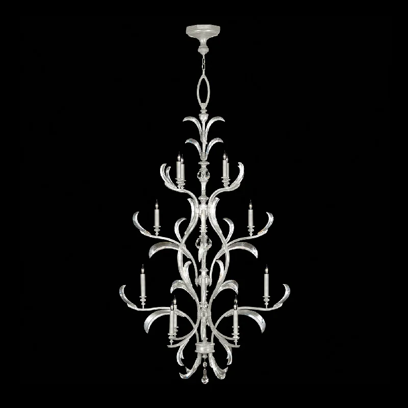 Chandeliers with Metal Frames in Silver FinishChandeliers with Metal Frames in Silver FinishFine Art Beveled Arcs 704040-SF4 Chandelier Light - Silver Leaf Chandeliers with Metal Frames in Silver FinishChandeliers with Metal Frames in Silver FinishFine Art Beveled Arcs 704040-SF4 Chandelier Light - Silver Leaf