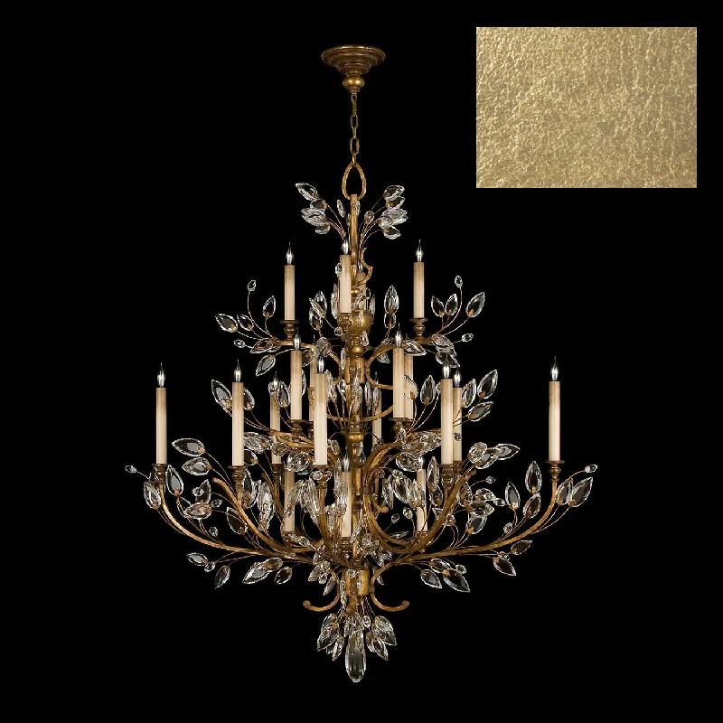 Chandeliers with Clear Crystal for a Sparkling EffectChandeliers with Clear Crystal for a Sparkling EffectFine Art Crystal Laurel 759440-SF3 Chandelier Light - Gold Leaf Chandeliers with Clear Crystal for a Sparkling EffectChandeliers with Clear Crystal for a Sparkling EffectFine Art Crystal Laurel 759440-SF3 Chandelier Light - Gold Leaf