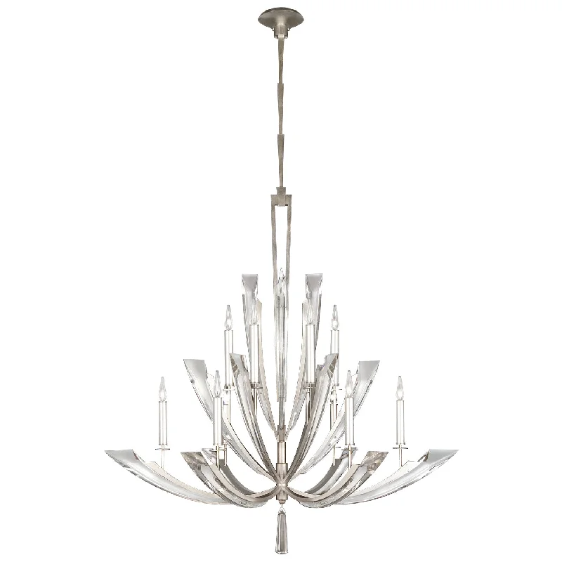 Chandeliers with Metal Frames in Gold FinishChandeliers with Metal Frames in Gold FinishFine Art Vol de Cristal 789840ST Chandelier Light - Silver Chandeliers with Metal Frames in Gold FinishChandeliers with Metal Frames in Gold FinishFine Art Vol de Cristal 789840ST Chandelier Light - Silver