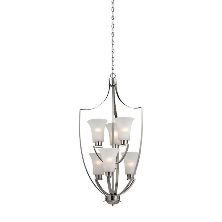 Minimalist Chandeliers for Sleek and Simple InteriorsMinimalist Chandeliers for Sleek and Simple InteriorsFoyer 6-Light Chandelier in Brushed Nickel with White Glass Minimalist Chandeliers for Sleek and Simple InteriorsMinimalist Chandeliers for Sleek and Simple InteriorsFoyer 6-Light Chandelier in Brushed Nickel with White Glass