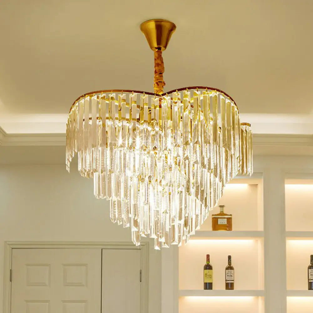 Chandeliers with Metal Frames in Black FinishChandeliers with Metal Frames in Black FinishMinimalist Gold Conical Suspension Crystal Chandelier for Living Room Chandeliers with Metal Frames in Black FinishChandeliers with Metal Frames in Black FinishMinimalist Gold Conical Suspension Crystal Chandelier for Living Room