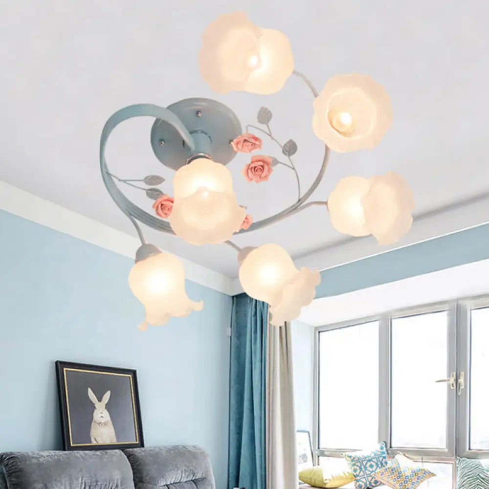 Chandeliers with Venetian Glass for a Luxurious LookChandeliers with Venetian Glass for a Luxurious LookIvory Glass Spiral Ceiling Lighting, 6 Heads, Semi-Flush Mount Light Fixture in Blue/Pink for Living Room Chandeliers with Venetian Glass for a Luxurious LookChandeliers with Venetian Glass for a Luxurious LookIvory Glass Spiral Ceiling Lighting, 6 Heads, Semi-Flush Mount Light Fixture in Blue/Pink for Living Room
