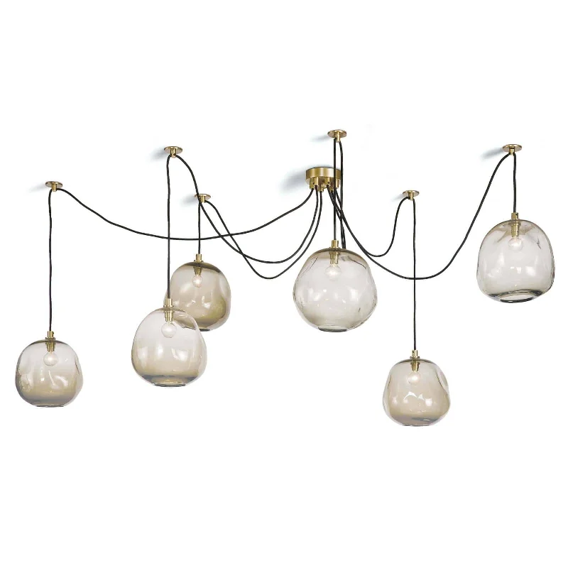 Small Chandeliers for Compact RoomsSmall Chandeliers for Compact RoomsMolten Spider Large With Smoke Glass Natural Brass By Regina Andrew Small Chandeliers for Compact RoomsSmall Chandeliers for Compact RoomsMolten Spider Large With Smoke Glass Natural Brass By Regina Andrew