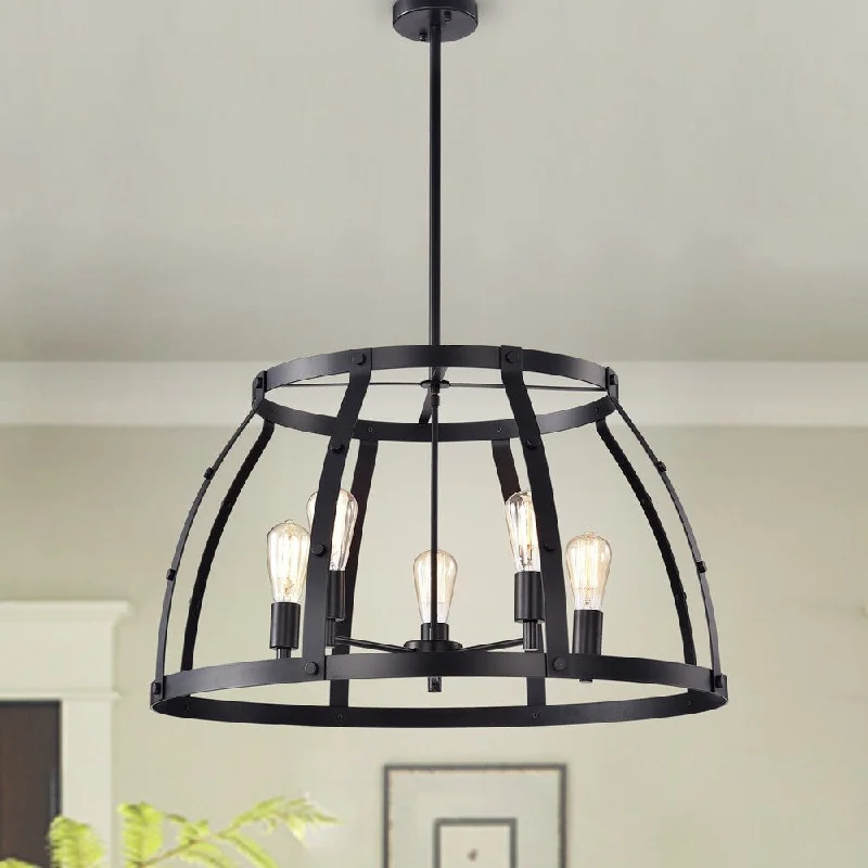 Traditional Brass Chandeliers for Classic InteriorsTraditional Brass Chandeliers for Classic InteriorsMydeer 5-light Matte Black Strap Band Cage Chandelier (Includes Edison Bulbs) Traditional Brass Chandeliers for Classic InteriorsTraditional Brass Chandeliers for Classic InteriorsMydeer 5-light Matte Black Strap Band Cage Chandelier (Includes Edison Bulbs)