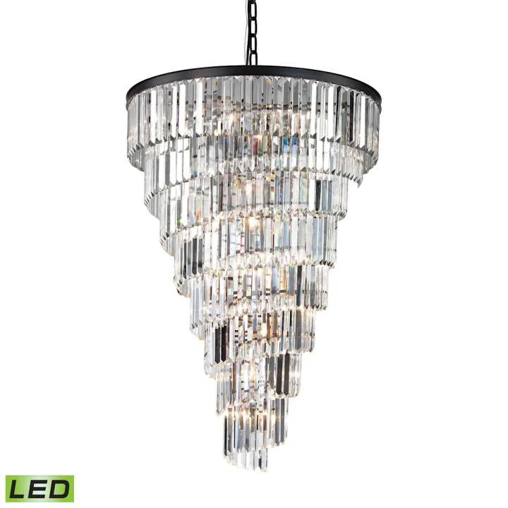 Ceiling - Mounted Chandeliers for Standard CeilingsCeiling - Mounted Chandeliers for Standard CeilingsPalacial 15-Light Chandelier in Oil Rubbed Bronze with Clear Crystal - Includes LED Bulbs Ceiling - Mounted Chandeliers for Standard CeilingsCeiling - Mounted Chandeliers for Standard CeilingsPalacial 15-Light Chandelier in Oil Rubbed Bronze with Clear Crystal - Includes LED Bulbs