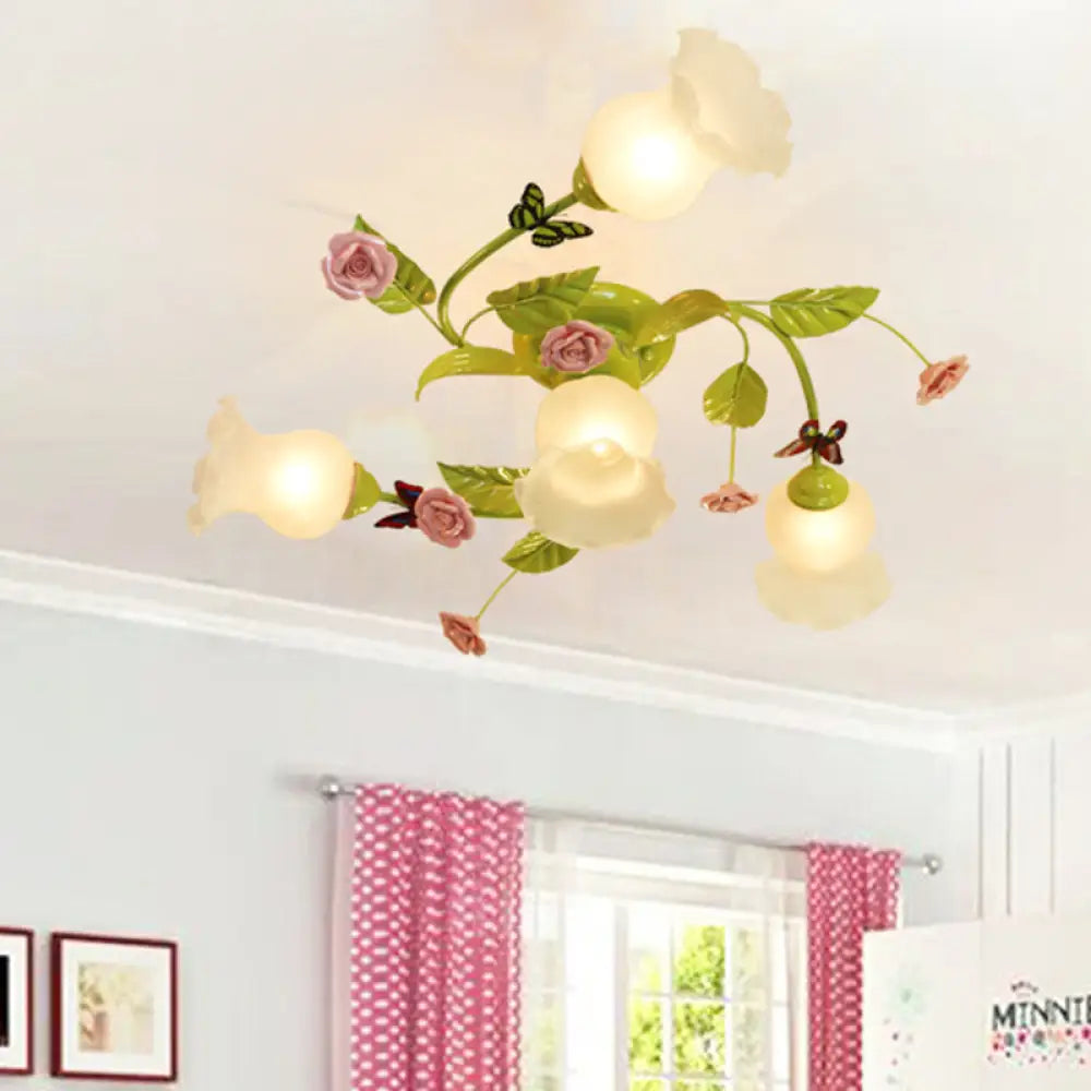 Chandeliers with Colored Glass for a Splash of ColorChandeliers with Colored Glass for a Splash of ColorGreen Opaque Glass Spiral Bedroom Ceiling Light Fixture - Semi-Flush Mount (4/7 Bulbs) - Traditional Design Chandeliers with Colored Glass for a Splash of ColorChandeliers with Colored Glass for a Splash of ColorGreen Opaque Glass Spiral Bedroom Ceiling Light Fixture - Semi-Flush Mount (4/7 Bulbs) - Traditional Design