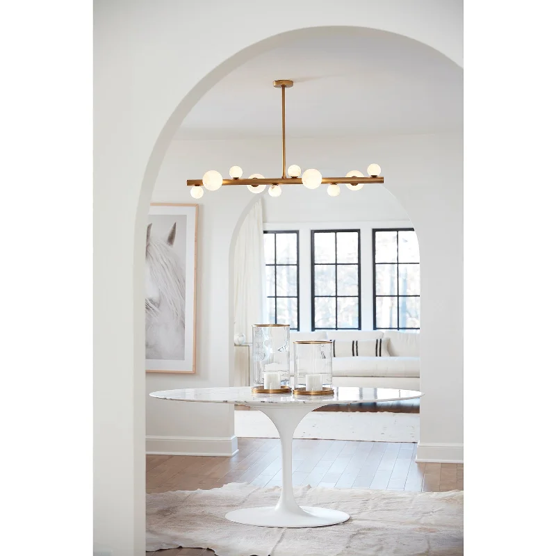Bohemian - Style Beaded Chandeliers for Eclectic DecorBohemian - Style Beaded Chandeliers for Eclectic DecorStyx Chandelier Natural Brass By Regina Andrew