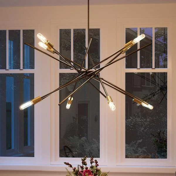 Bohemian - Style Beaded Chandeliers for Eclectic DecorBohemian - Style Beaded Chandeliers for Eclectic DecorUHP2070 Modern Industrial Chandelier, 19-5/8"H x 42-3/8"W, Olde Bronze Finish, Miami Collection Bohemian - Style Beaded Chandeliers for Eclectic DecorBohemian - Style Beaded Chandeliers for Eclectic DecorUHP2070 Modern Industrial Chandelier, 19-5/8"H x 42-3/8"W, Olde Bronze Finish, Miami Collection