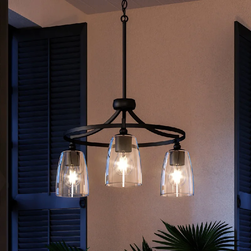 Chandeliers with Dimmable Lights for Ambiance ControlChandeliers with Dimmable Lights for Ambiance ControlUHP4272 Transitional Chandelier 12.25''H x 21''W, Midnight Black Finish, Coronado Collection Chandeliers with Dimmable Lights for Ambiance ControlChandeliers with Dimmable Lights for Ambiance ControlUHP4272 Transitional Chandelier 12.25''H x 21''W, Midnight Black Finish, Coronado Collection