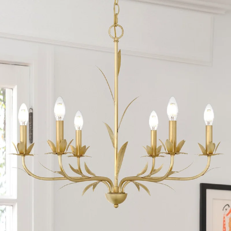 Chandeliers with Candle - Style Bulbs for a Classic AestheticChandeliers with Candle - Style Bulbs for a Classic AestheticUQL5530 Eclectic Indoor Chandelier, 23''H x 27.5''W x 27.5''D, Gold Leaf Finish, Heilbronn Collection Chandeliers with Candle - Style Bulbs for a Classic AestheticChandeliers with Candle - Style Bulbs for a Classic AestheticUQL5530 Eclectic Indoor Chandelier, 23''H x 27.5''W x 27.5''D, Gold Leaf Finish, Heilbronn Collection