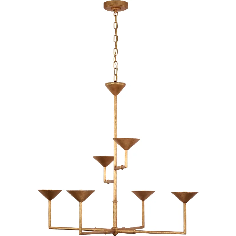 Chandeliers with Metal Frames in Gold FinishChandeliers with Metal Frames in Gold FinishEleanor 47" Chandelier Chandeliers with Metal Frames in Gold FinishChandeliers with Metal Frames in Gold FinishEleanor 47" Chandelier