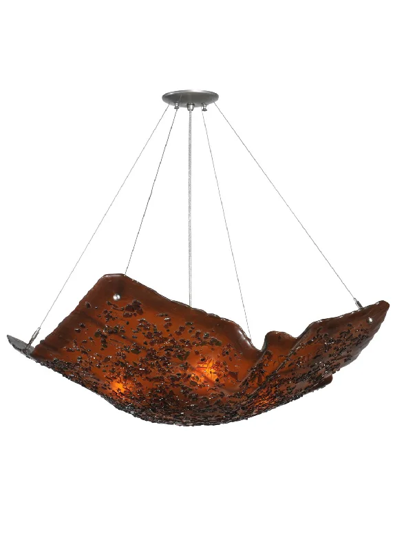 African - Inspired Ceiling Lights with Tribal Patterns and Natural MaterialsAfrican - Inspired Ceiling Lights with Tribal Patterns and Natural MaterialsFour Light Pendant