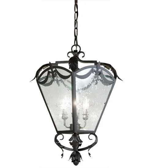 Scandinavian Style Ceiling Lights with Light Wood AccentsScandinavian Style Ceiling Lights with Light Wood AccentsFour Light Pendant