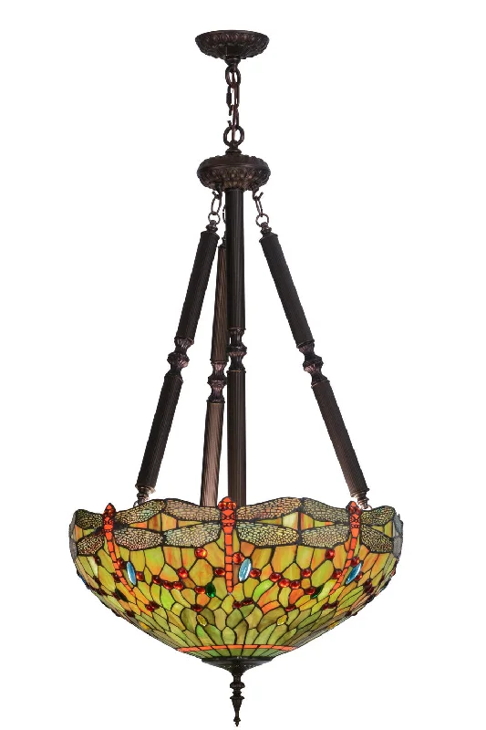 Scandinavian Style Ceiling Lights with Light Wood AccentsScandinavian Style Ceiling Lights with Light Wood AccentsFive Light Inverted Pendant