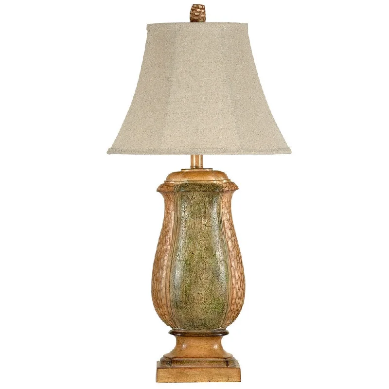 marble table lamps with a luxurious veined pattern for high end decormarble table lamps with a luxurious veined pattern for high end decorCumberland Antique Green and Caramel Design Table Lamp