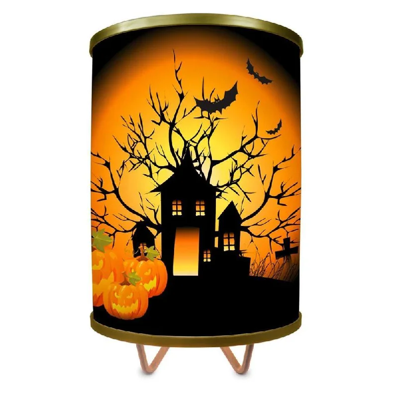 bohemian table lamps with colorful patterns for eclectic bedroomsbohemian table lamps with colorful patterns for eclectic bedroomsHaunted House More Than a Lamp, Framed Art Now Comes Down From the Wall