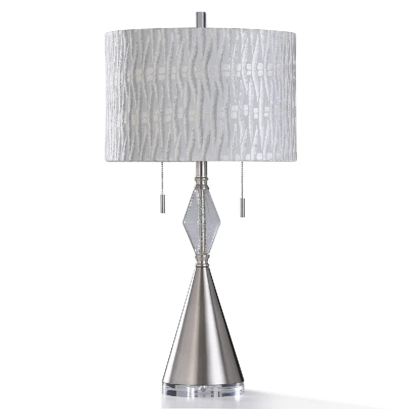 fabric table lamps with a linen shade for a relaxed and breathable lookfabric table lamps with a linen shade for a relaxed and breathable lookStyleCraft Clare Clear Seeded Glass with Brushed Steel Metal and Clear Crystal Table Lamp fabric table lamps with a linen shade for a relaxed and breathable lookfabric table lamps with a linen shade for a relaxed and breathable lookStyleCraft Clare Clear Seeded Glass with Brushed Steel Metal and Clear Crystal Table Lamp