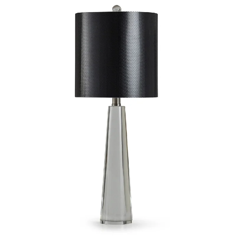 metal table lamps with a matte black finish for a sleek appearancemetal table lamps with a matte black finish for a sleek appearanceStyleCraft Crystal Column Crystal and Chrome with Designer Snake Skin Drum Shade Table Lamp metal table lamps with a matte black finish for a sleek appearancemetal table lamps with a matte black finish for a sleek appearanceStyleCraft Crystal Column Crystal and Chrome with Designer Snake Skin Drum Shade Table Lamp