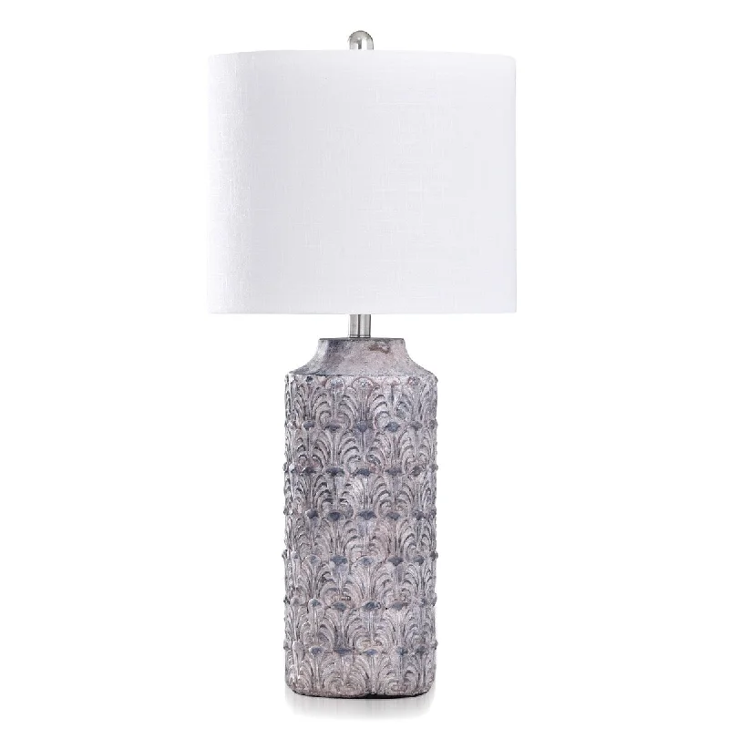 crystal table lamps with dazzling prisms for a glamorous effectcrystal table lamps with dazzling prisms for a glamorous effectStyleCraft Isla Light Grey Concrete Table Lamp with a Raised Design and White Hardback Drum Shade crystal table lamps with dazzling prisms for a glamorous effectcrystal table lamps with dazzling prisms for a glamorous effectStyleCraft Isla Light Grey Concrete Table Lamp with a Raised Design and White Hardback Drum Shade