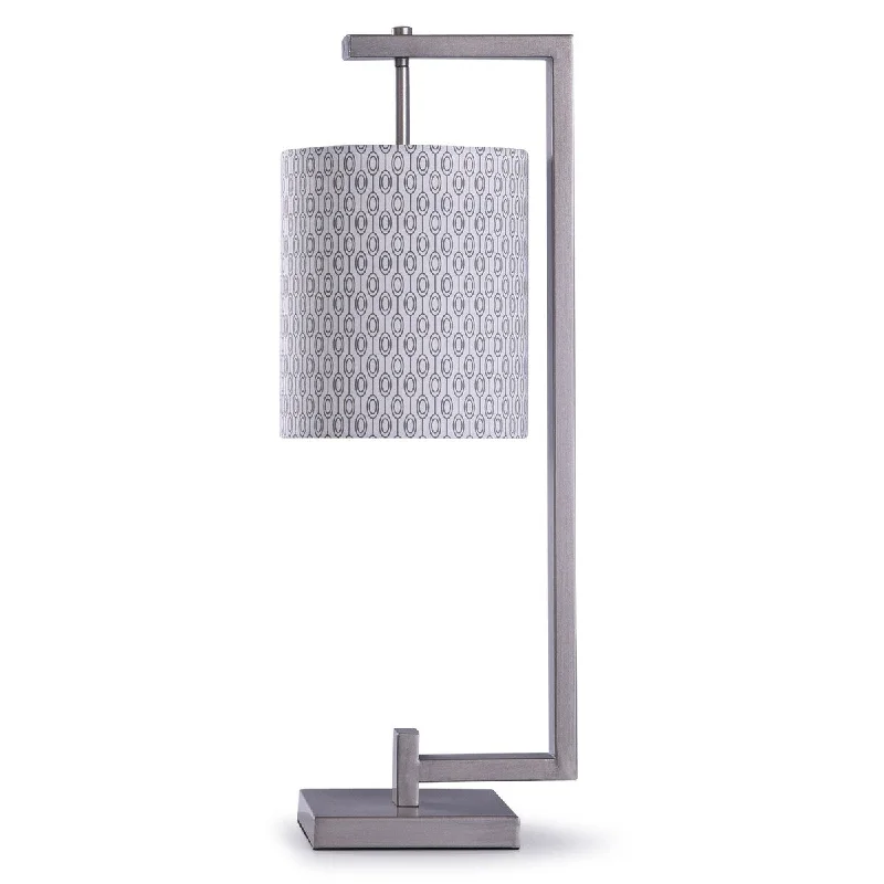 rustic farmhouse table lamps for cozy kitchensrustic farmhouse table lamps for cozy kitchensStyleCraft Steel Finish with Gray and White Geometric Arm Hanging Cylinder Table Lamp rustic farmhouse table lamps for cozy kitchensrustic farmhouse table lamps for cozy kitchensStyleCraft Steel Finish with Gray and White Geometric Arm Hanging Cylinder Table Lamp