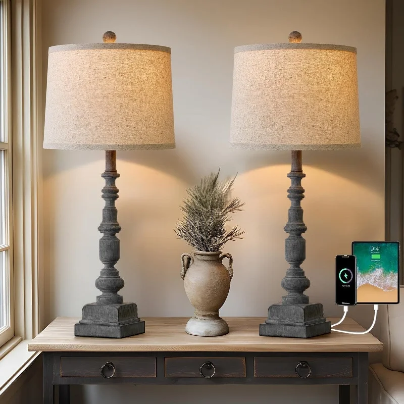 ‎4-Antique Grey with USB A+C Port